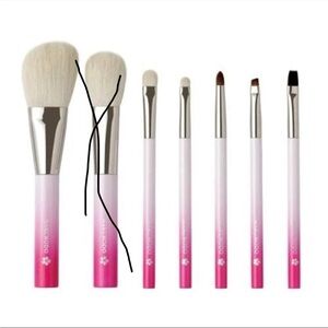 Hakuhodo limited Pink Sakura Set brush Fude Goat horse MISSING BRUSH